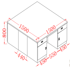 304 Stainless Steel Laboratory Work Bench YR06013-10: Essential for Preventive Maintenance